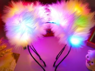 Accesorio para Fiesta: Vincha con Pelo con Luz