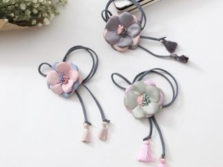 Agogo Flor con Fleco