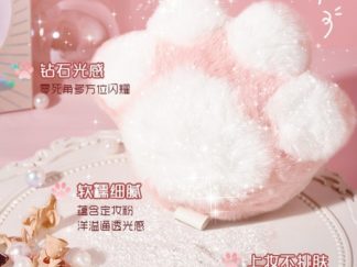 Aplicador Huella de Gato con Glitter en Polvo