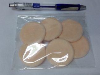 Aplicador de Polvo 4cm con Cinta 6pcs
