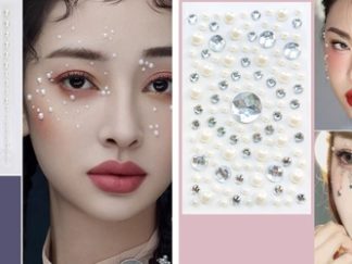 Aplique Strass y Perlita para Rostro