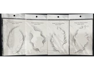 Aplique para Rostro Flequillo Pegado