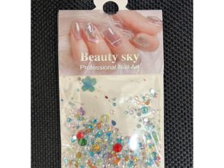 Aplique para Uñas Strass y Flor Secado 10g