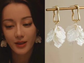 Aretes con Hojas de Nácar