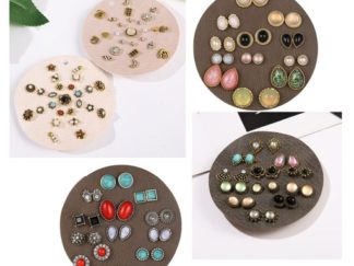 Aretes varios diseños *12 pares