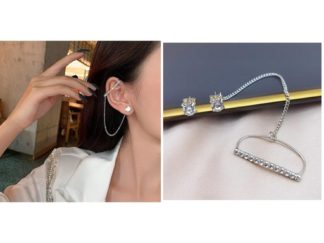 Aretes 1 Lado con Colgante