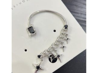 Aro/Colgante Estrellas Negras *u.