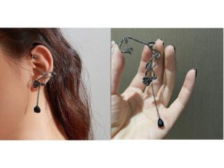 Aro/Colgante Rosa Negra *u.