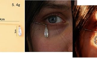 Aro/Colgante con Dije al lado del Ojo *u.