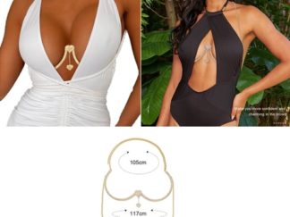 Bijouterie para Cuerpo Corpiño con Strass (+)