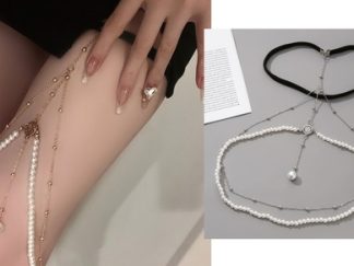 Bijouterie para Pierna con Perlitas