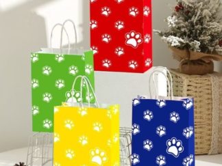 Bolsa para Regalo Huella de Mascota 16*8*22cm