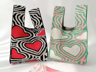 Bolso de Punto Corazón