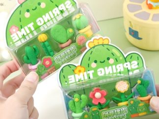 Borrador Cactus 4pcs