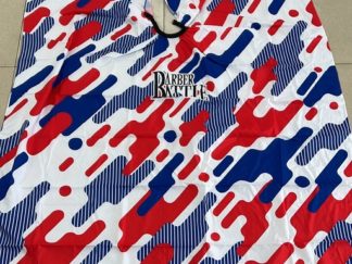 Capa Peluquería BARBER BATTLE Tricolores