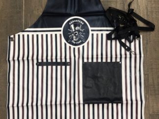 Capa(Delantal) Peluquería GANGSTERS A Rayas