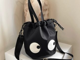Cartera Negra con Ojos