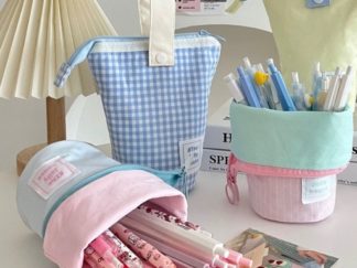 Cartuchera/Neceser tipo Canasto con Tirante