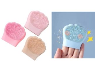 Cepillo Facial de Silicona Gato