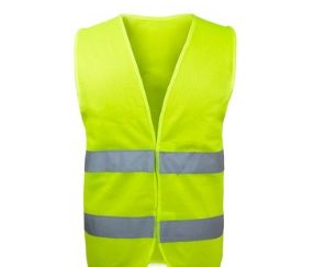 Chaleco Verde Fluor. 80g con Reflector para Noche