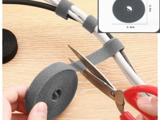 Cinta Velcro Gris 1.5cm*3m