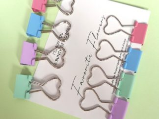 Clip Corazón 4pcs