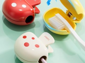 Clip para Guardar Cepillo Dental Champiñon