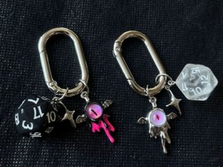 Colgante Dado con Ojo y Líquido Derritiendo