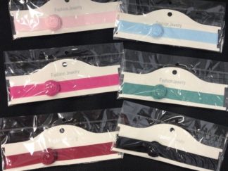 Collar Choker Rosa de Tela 10#