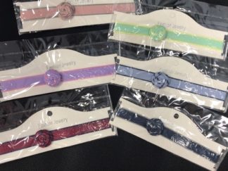 Collar Choker Rosa de Tela 9#