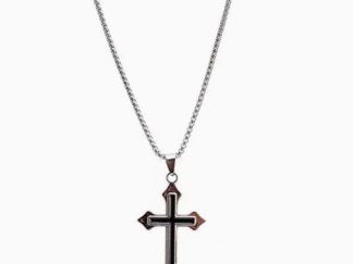 Collar Cruz de 2 colores