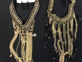 Collar Metal con Flecos