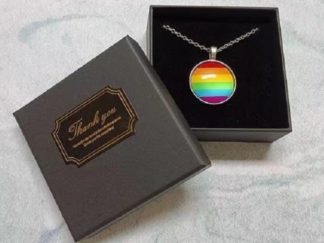 Collar con Dije A Rayas varios colores