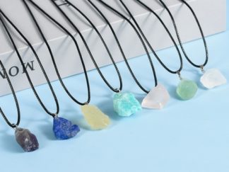 Collar con Dije Cristal/Piedra Simple