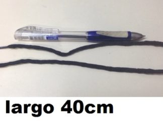 Cordón 0,7*40cm Negro *par