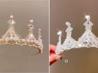 Corona 6#7# con Perlitas y Strass (+)