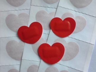 Curita Corazón Pequeña 34*27mm 5pcs