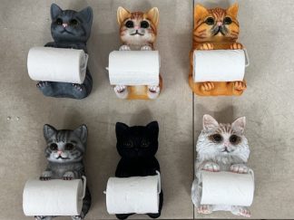 Decoración: Porta Papel Higienico Gato