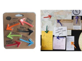 Decoración para Cocina: Imán para Heladera Flechas 6pcs