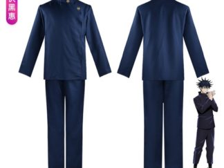 Disfraz Conjunto Jujutsu Kaisen咒術迴戰-Fushiguro Megumi伏黑惠 Azul Marino 2pcs (+)