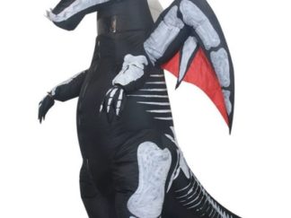 Disfraz Inflable para Adulto: Dinosaurio Fantasía con Alas