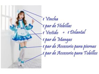 Disfraz Lolita del Mar 7pcs