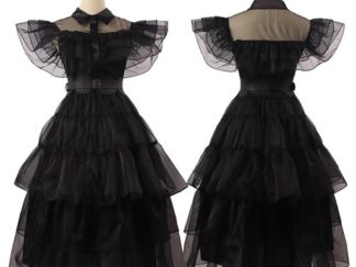 Disfraz Vestido de Addams Wednesday (+)