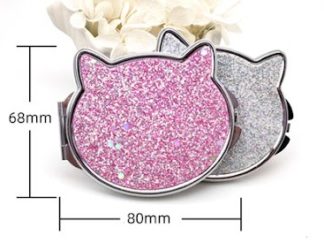Espejito Gato de Glitter