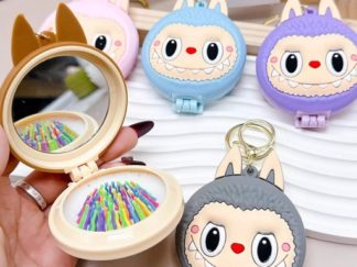 Espejito con Peine LABUBU con Llavero