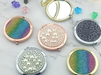 Espejito lleno con Strass o Perlitas