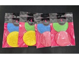Esponja Facial Redonda 7cm*2 colores surtidos