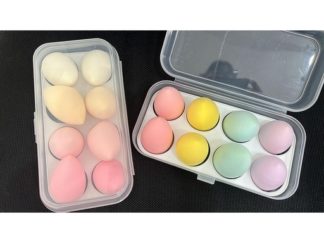 Esponja para Maquillar en box de Huevos 8pcs