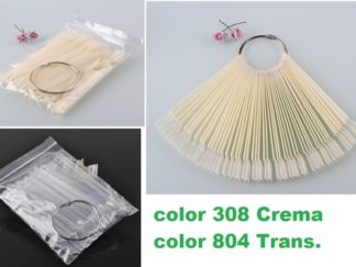 Exhibidor Uñas 50pcs con Argolla (+)