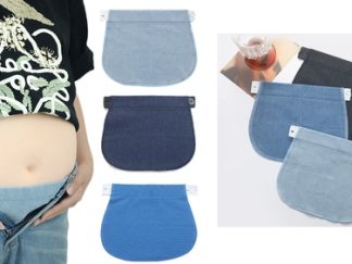 Extensión con Botón y Goma para la Cintura de Tela Jeans
